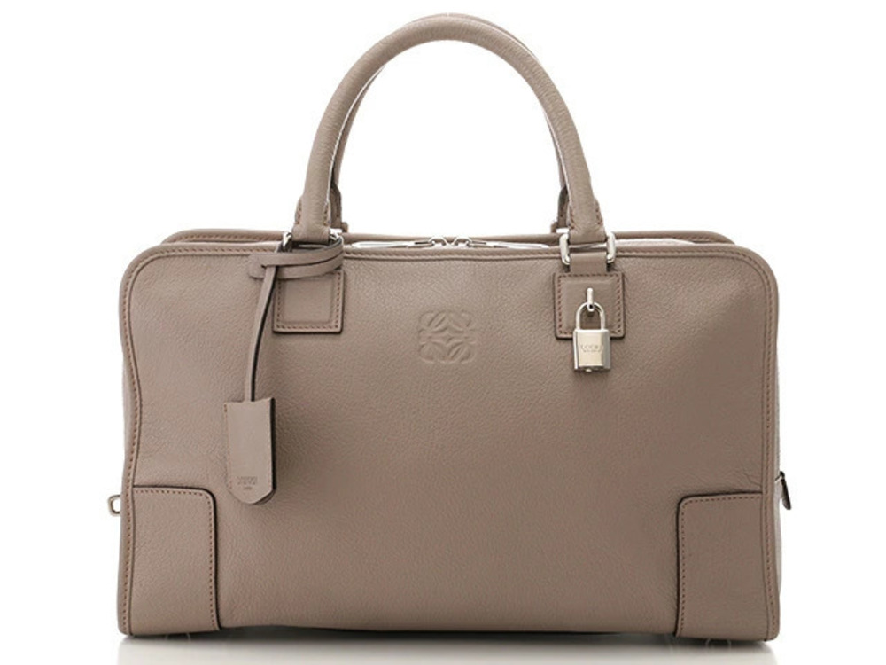 Loewe Amazona Handbag Ash Leather